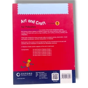 Inside pages of Oxford Art & Craft 1 showing coloring activities