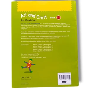 Inside pages of Oxford Art & Craft 2 with colorful drawings