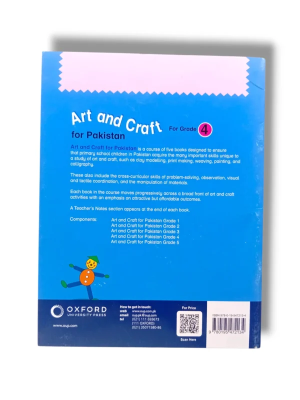 Inside pages of Oxford Art & Craft 4 with creative projects