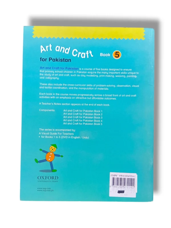 Inside pages of Oxford Art & Craft 5 with craft projects
