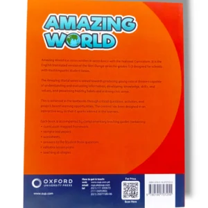 Inside pages of Oxford Amazing World 3 with colorful lessons