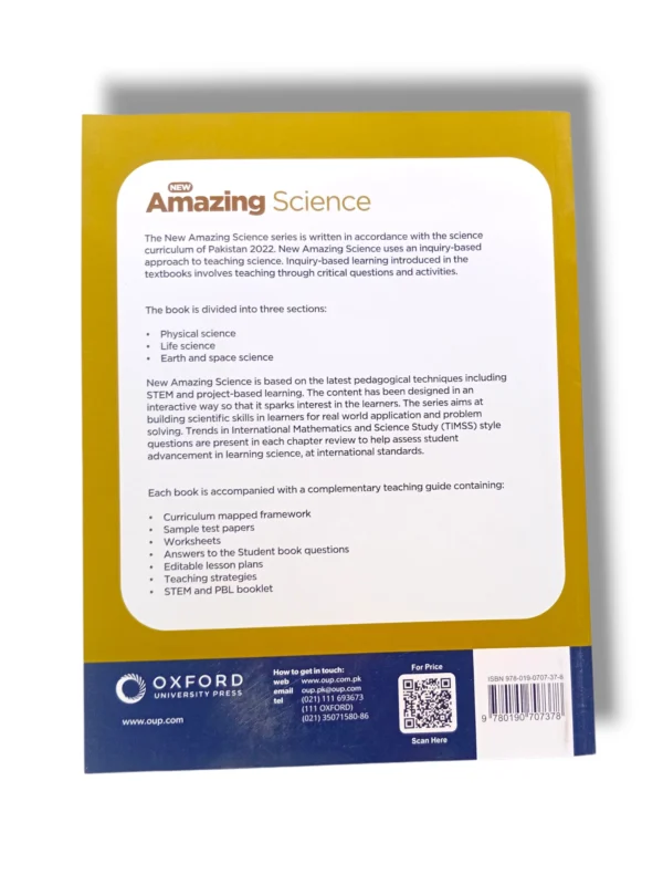 Inside pages of Oxford New Amazing Science 7 showing experiments and diagrams