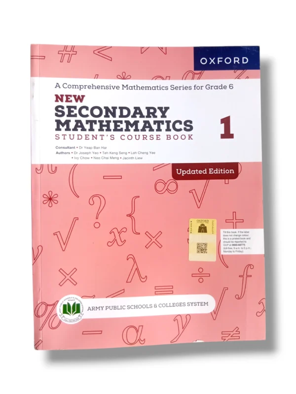 Oxford New Secondary Mathematics APS 1 textbook front cover