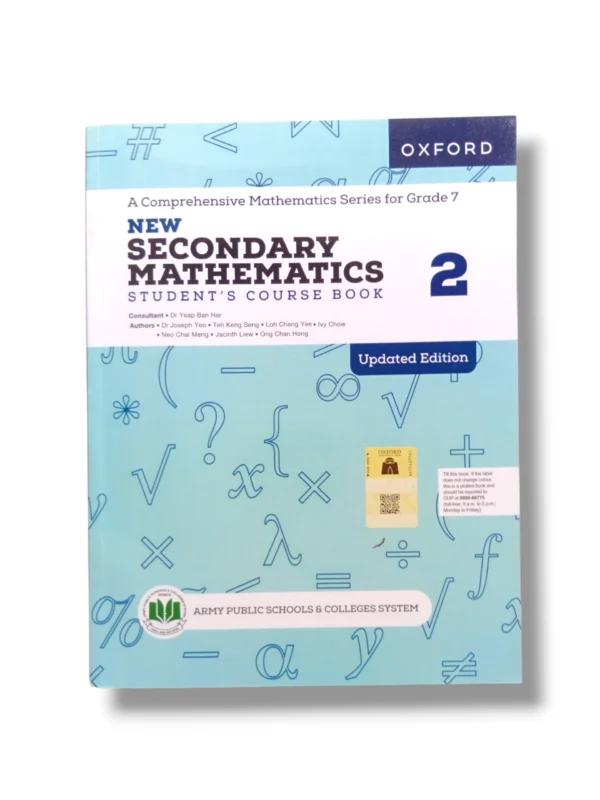 Oxford New Secondary Mathematics 2 textbook front cover
