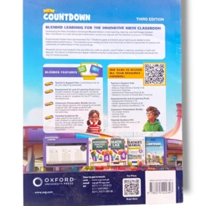 Inside pages of Oxford Countdown 4 showing math exercises