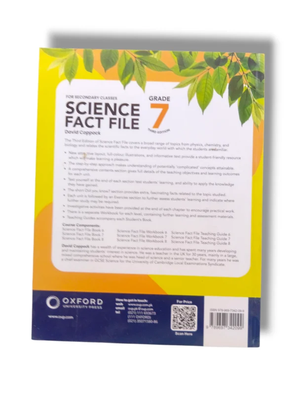 Inside Pages of Oxford Science Fact File 7 with Experiments