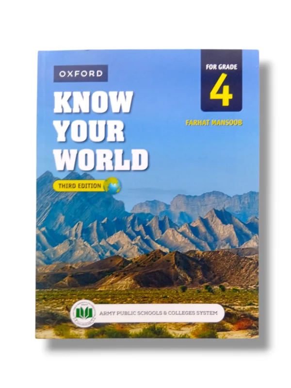 Oxford Know Your World 4 Geography Textbook Cover