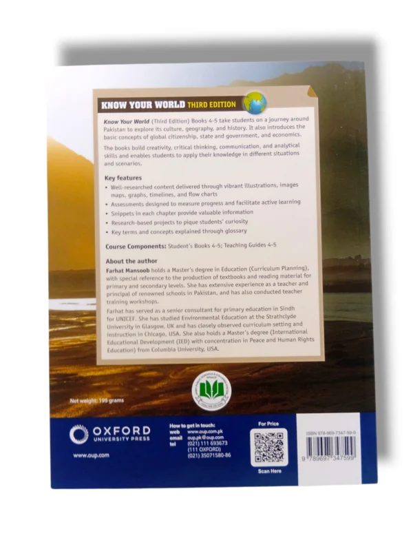 Oxford Know Your World 5 Inside Pages Showing Lessons and Maps