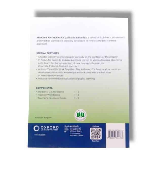 Inside pages of Oxford Primary Mathematics 4