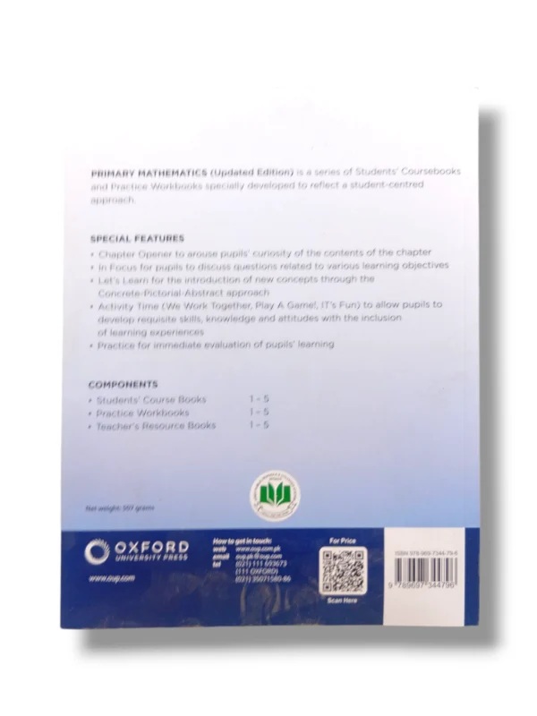 Inside pages of Oxford Primary Mathematics 5