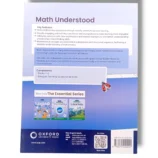 Back cover of Oxford Math Understood 4 showing summary, ISBN, and publisher details