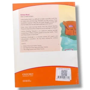 Back cover of Oxford Story Book Kitten Wool showing summary and publisher details