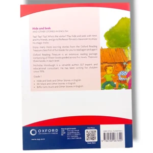 Inside page of Oxford Story Book Hide and Seek showing interactive scenes