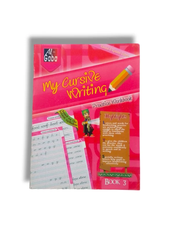 GABA My Cursive Writing 3 handwriting practice book cover
