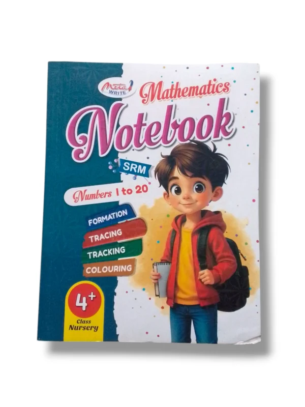 Meta Write Maths Note Book Nursery front cover