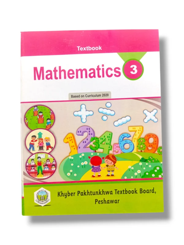 KPK Maths 3 Front Cover – Grade 3 Mathematics Textbook by KPK Board