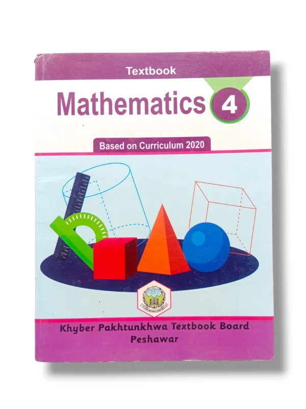 KPK Maths 4 Front Cover – Grade 4 Mathematics Textbook by KPK Board