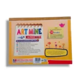 Inside pages of GABA Art Mine 7 with creative art exercises