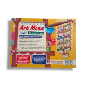 Inside pages of GABA Art Mine 5 showing advanced art and craft exercises