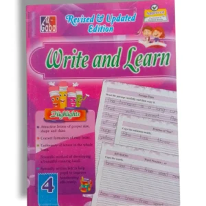 GABA Write and Learn 4 advanced handwriting workbook cover