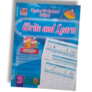 GABA Write and Learn 3 advanced handwriting book cover