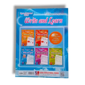 Inside pages of GABA Write and Learn 3 with writing activities