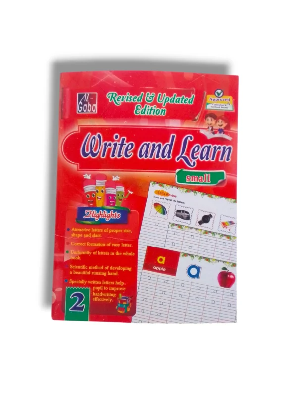 GABA Write and Learn 2 handwriting practice book cover