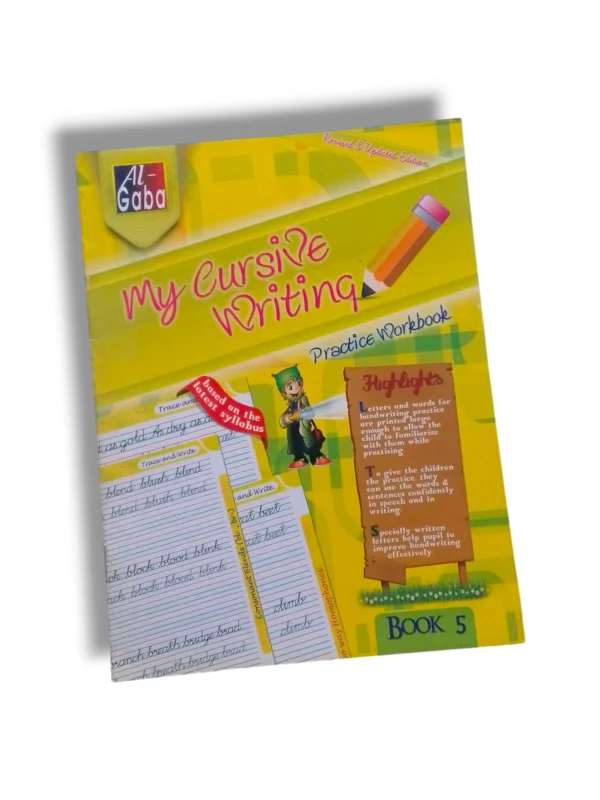 GABA My Cursive Writing 5 handwriting practice book cover