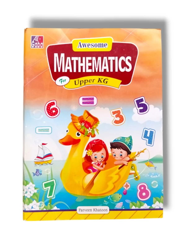 Gaba Awesome Mathematics Upper KG workbook cover