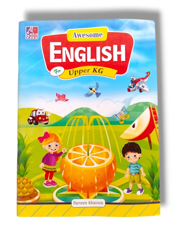 Gaba Awesome English Upper KG workbook cover
