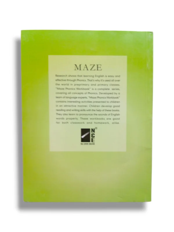 Inside pages of NCE New Maze Phonics Copy Series Nursery