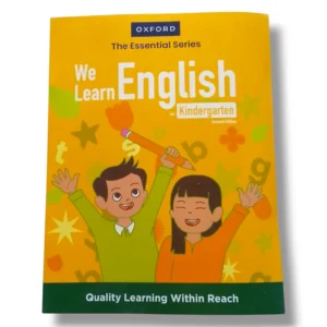 Cover of Oxford We Learn English KG workbook