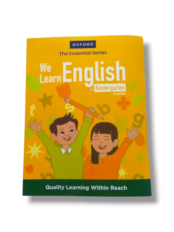 Cover of Oxford We Learn English KG workbook