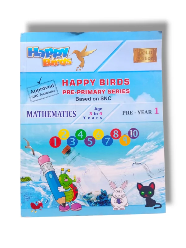 NCE Happy Bird Gold Edition Maths Pre Year 1 Book Cover