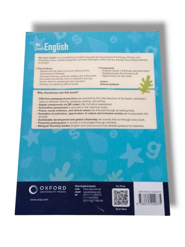 Sample activity pages from Oxford We Learn English Nursery