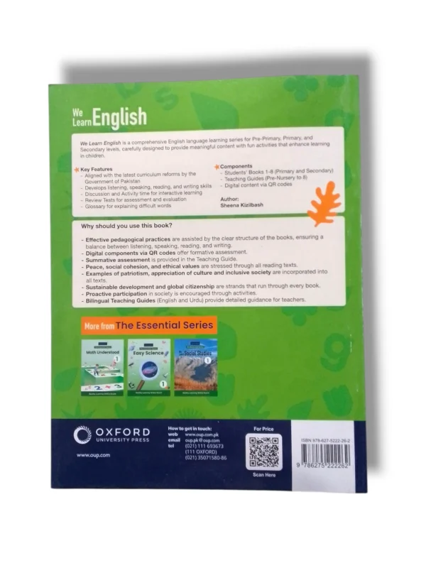 Sample activity pages from Oxford We Learn English 1