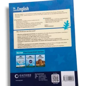Grade 2 child learning English with Oxford We Learn English 2