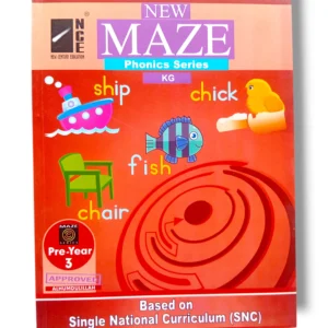 NCE Maze Phonics Series Kindergarten workbook cover