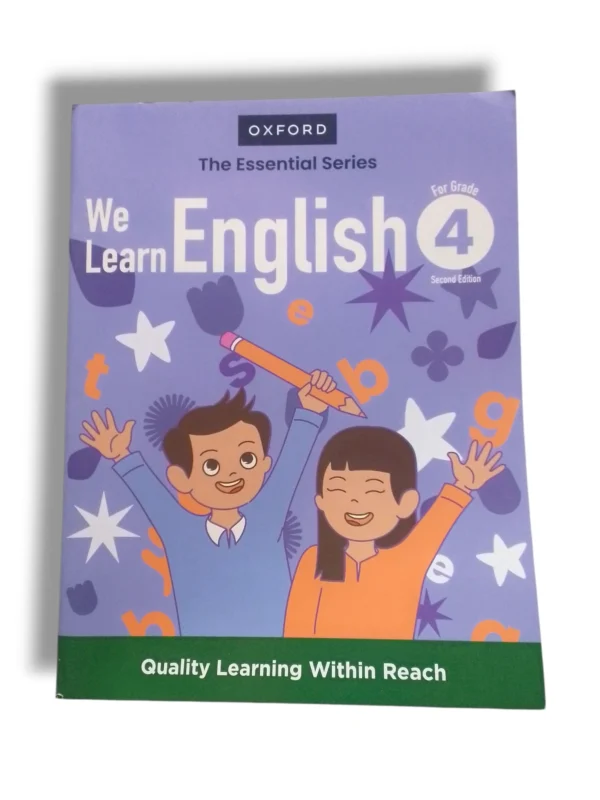 Cover of Oxford We Learn English 4 workbook