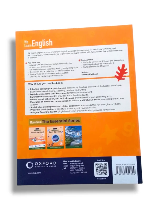 Sample activity pages from Oxford We Learn English 5