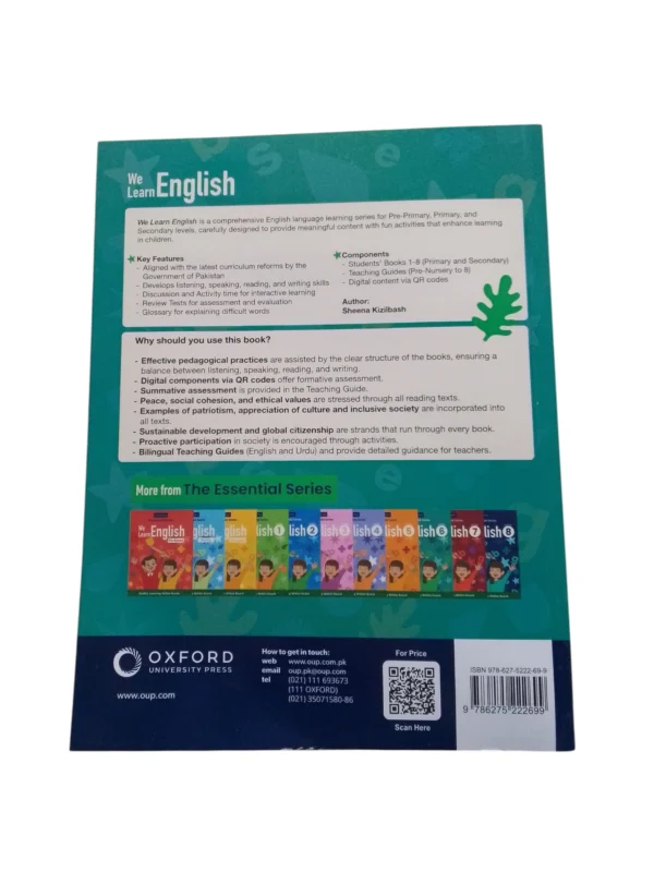 Sample activity pages from Oxford We Learn English 6