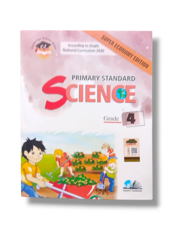Cantab Super Economy Science 4 front cover – Primary science learning book