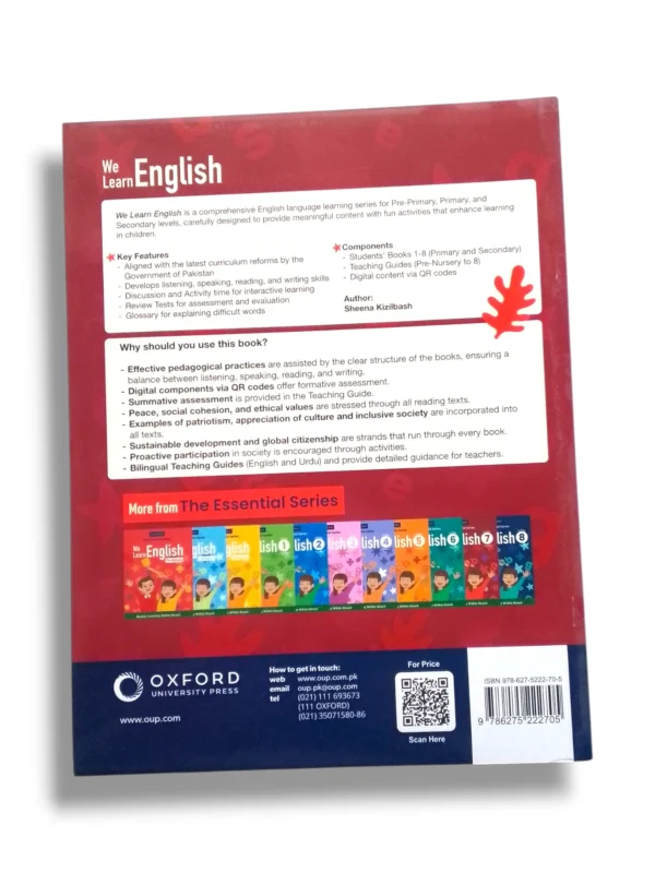 Interactive learning pages from Oxford We Learn English 7
