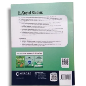 Pages from Oxford We Learn Social Studies 1 with illustrations and activities
