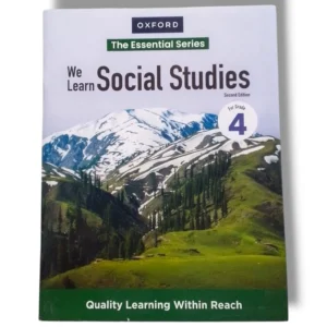 Oxford We Learn Social Studies 4 textbook cover