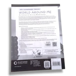 Inside pages of Oxford World Around Me KG Worksheet