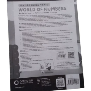 Inside pages of Oxford World of Number KG Worksheet