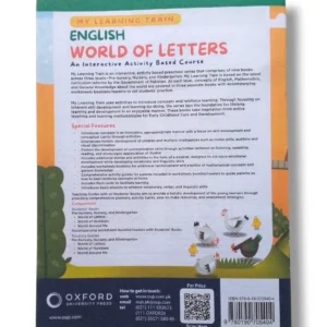Inside pages of Oxford World of Letters KG Workbook