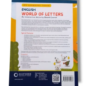 Inside Pages of Oxford World of Letters Pre-Nursery Book