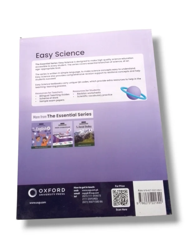 Inside Pages of Oxford Easy Science 4